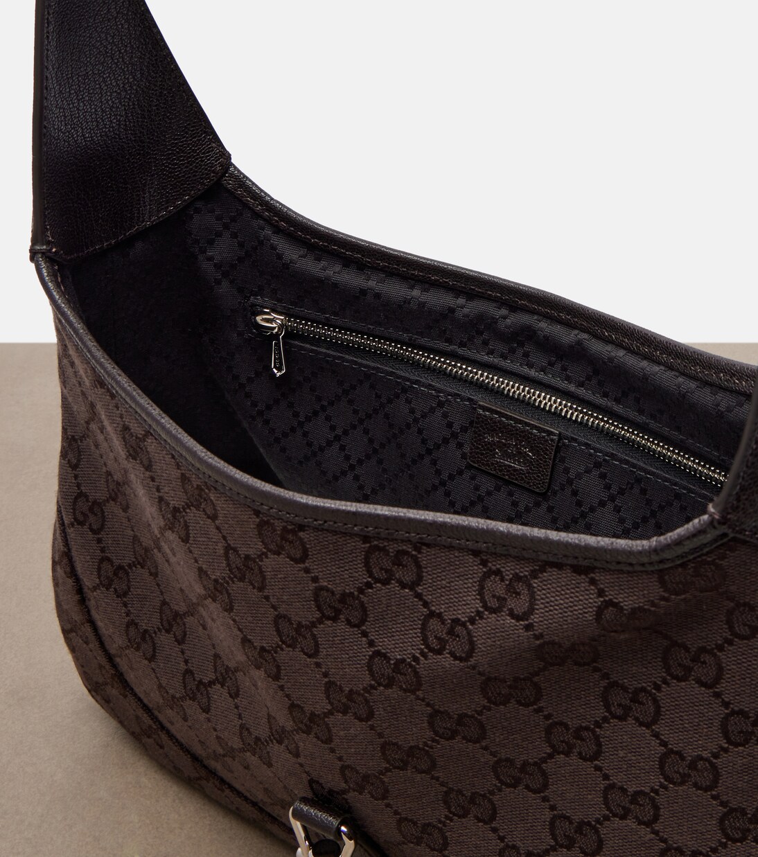 Gucci Jackie 1961 Medium canvas shoulder bag | Gucci
