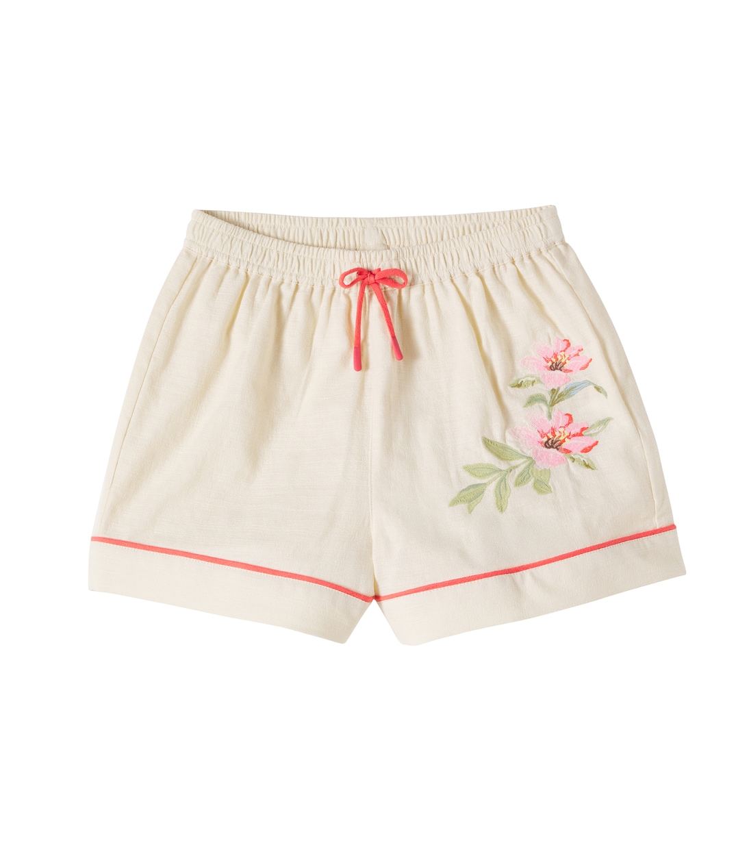 Aster embroidered cotton shorts | Zimmermann Kids