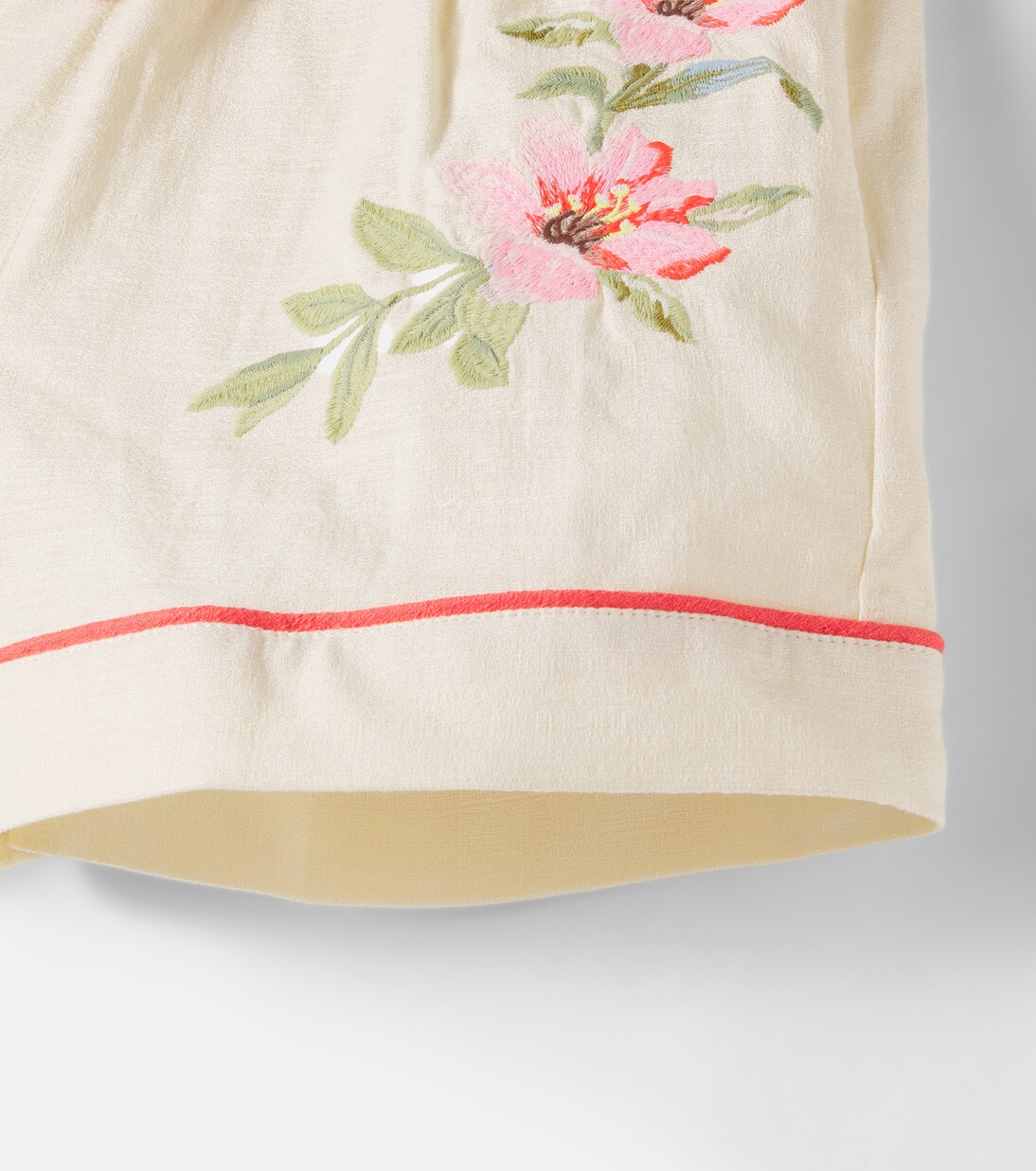 Aster embroidered cotton shorts | Zimmermann Kids