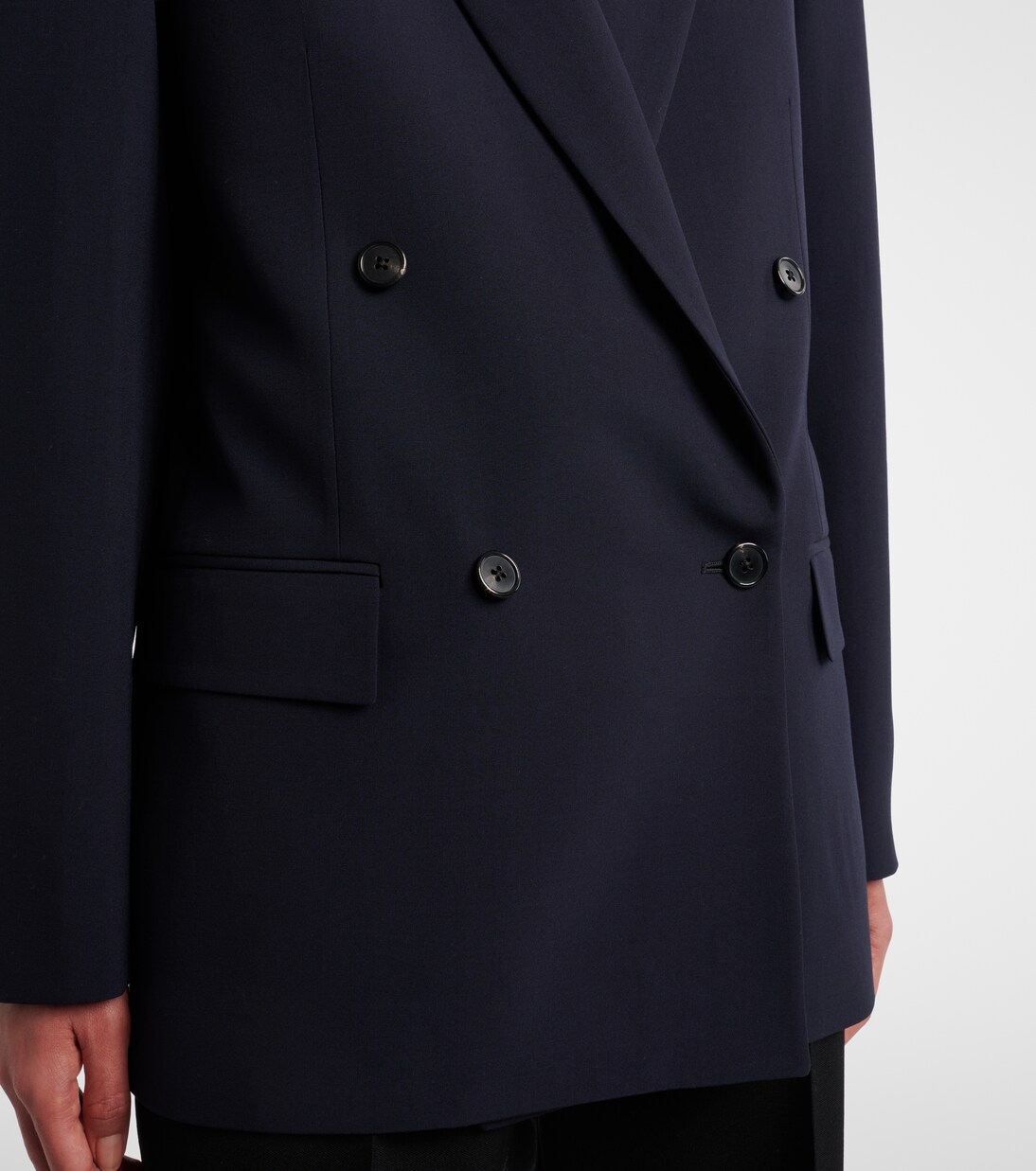 Paden double-breasted virgin wool blazer  | The Row