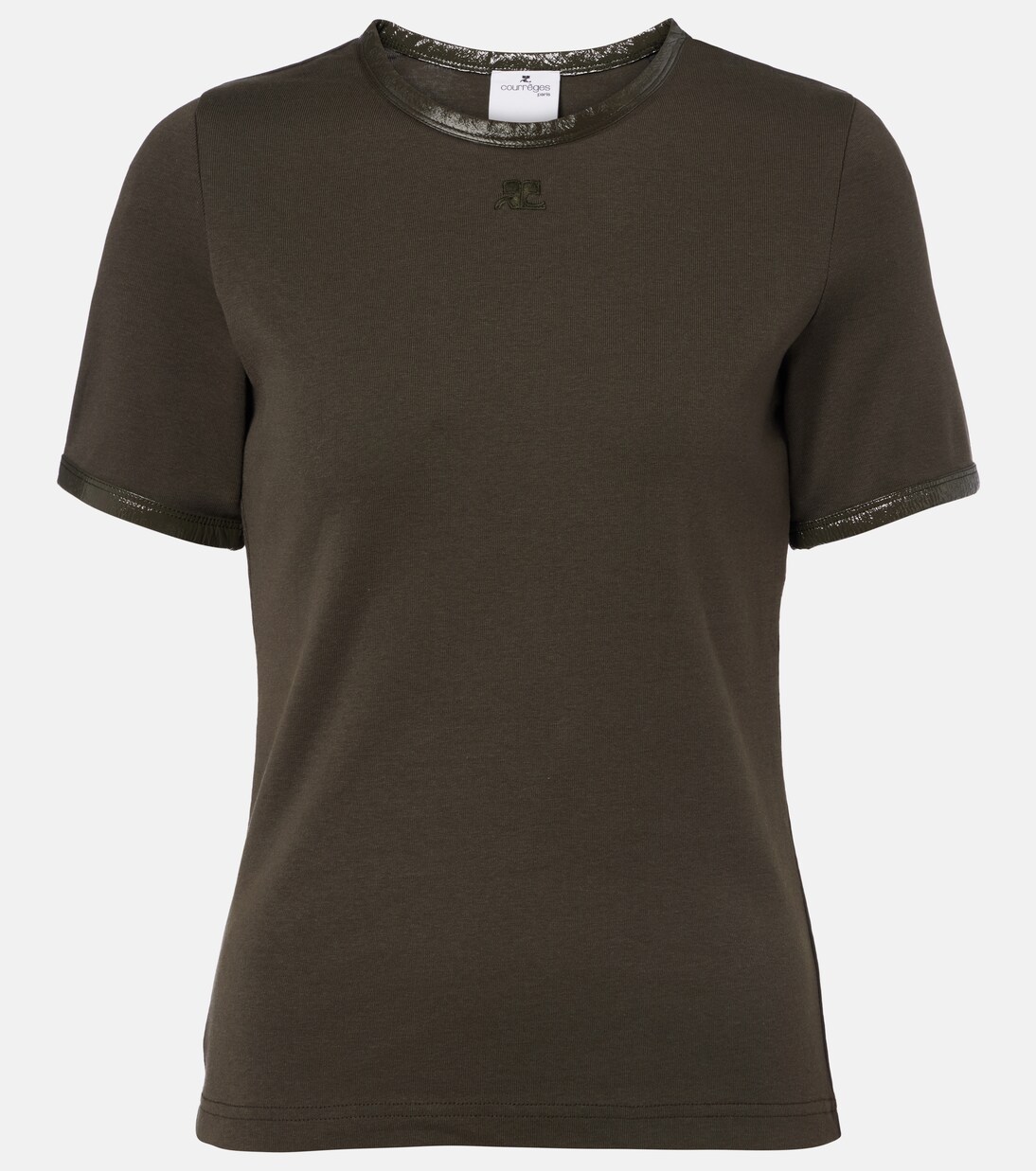 T-Shirt aus einem Baumwollgemisch | Courrèges
