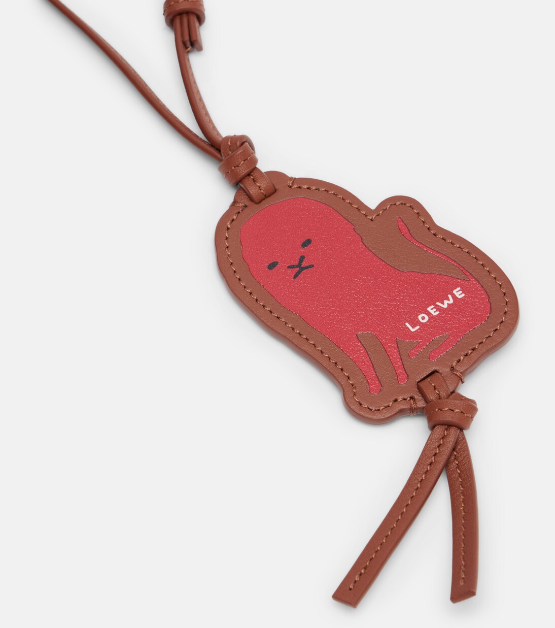 狮形皮革包袋吊饰 | Loewe
