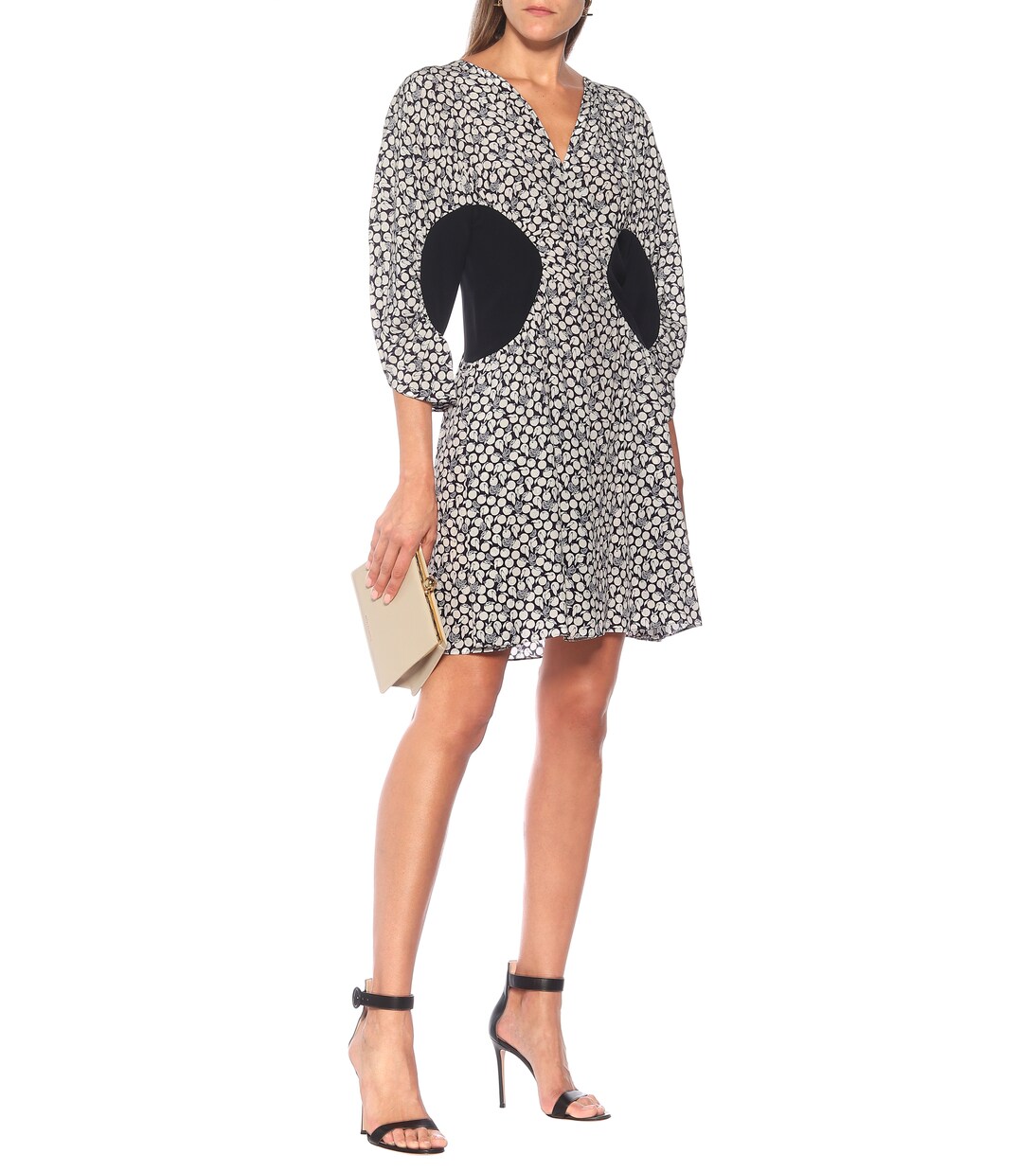 Robe Reina imprimée en soie | Stella McCartney