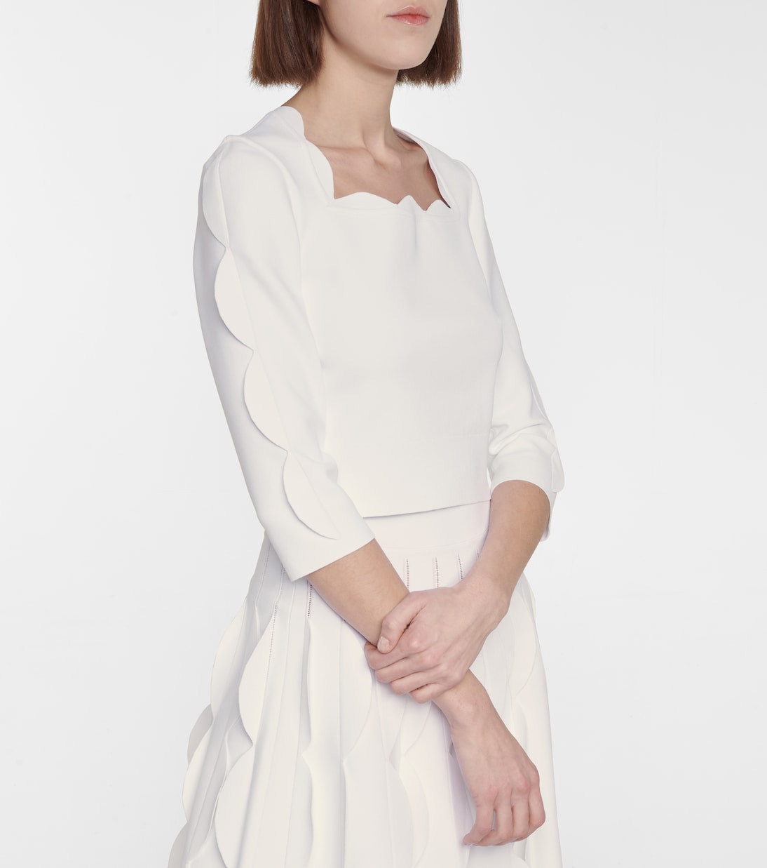 Cropped-Top aus Strick | Alaïa