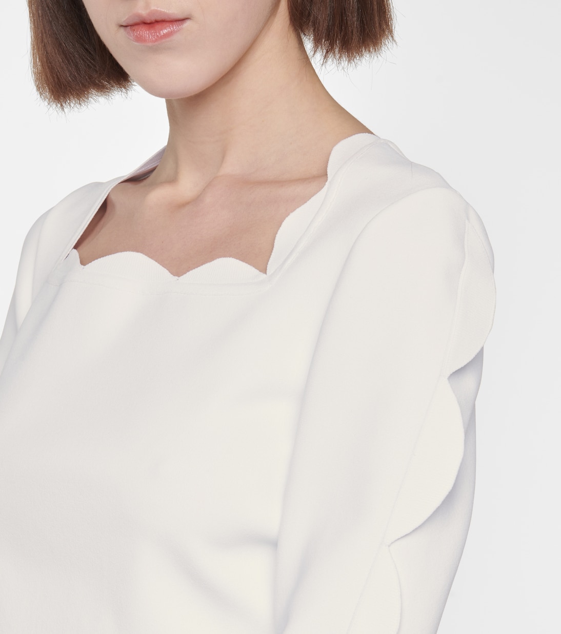 Cropped-Top aus Strick | Alaïa