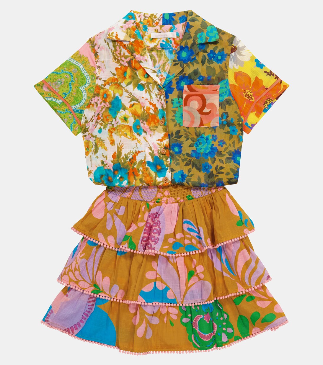 Estelle cotton shirt | Zimmermann Kids