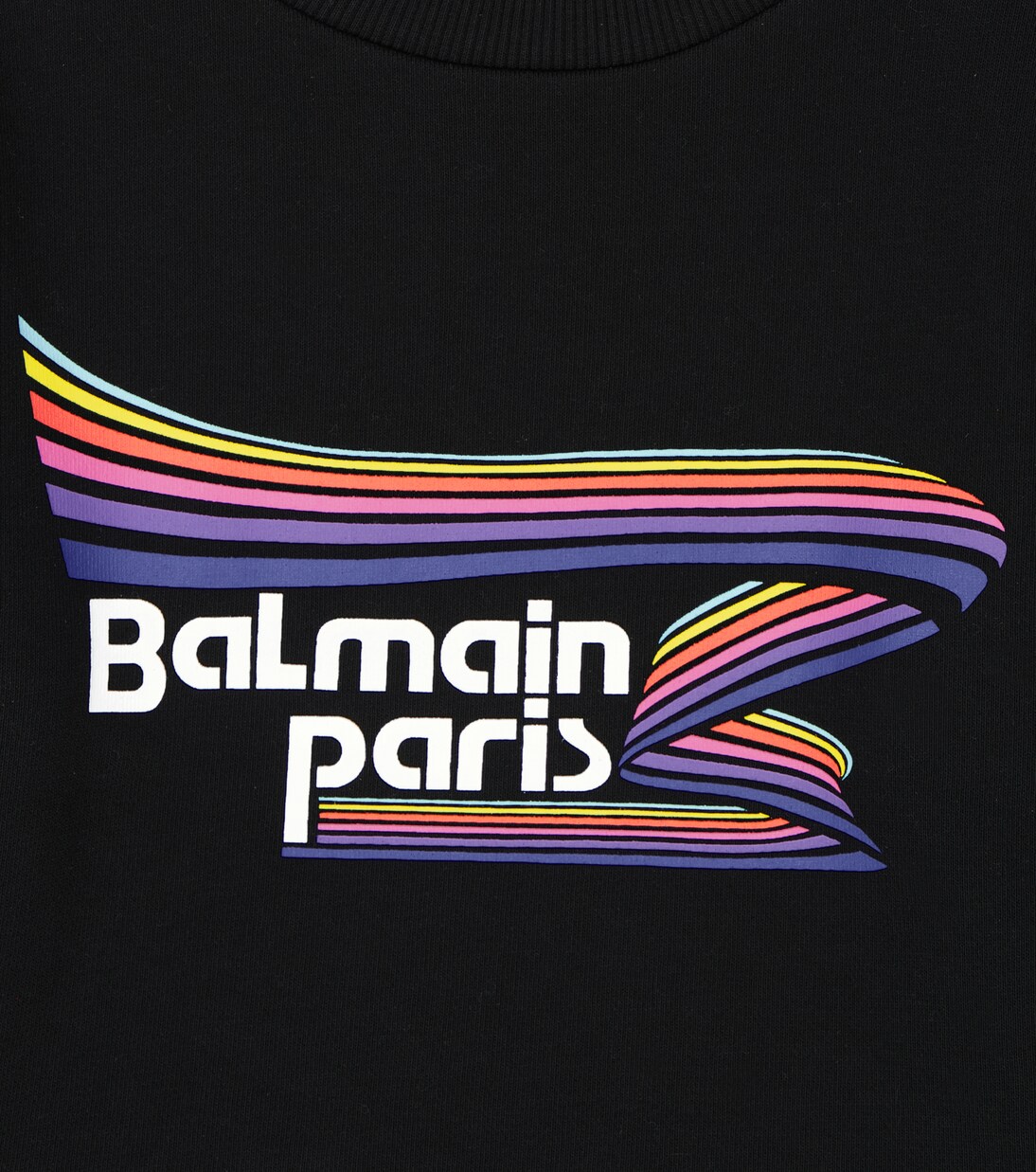 Sweat-shirt en coton à logo | Balmain Kids