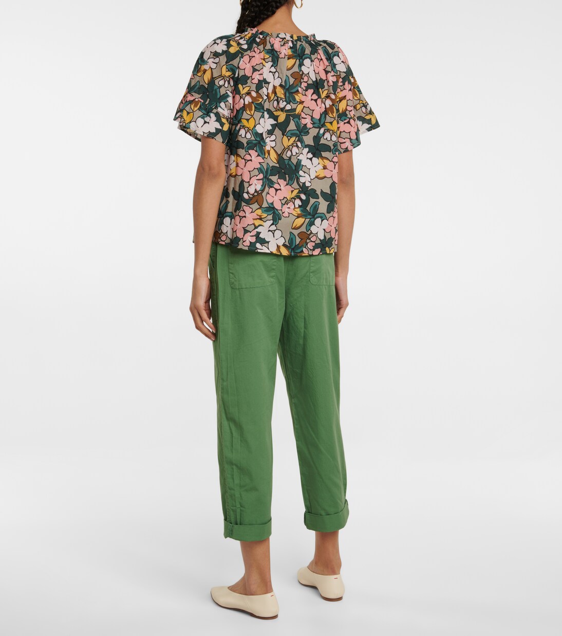 Top Lucy in cotone con stampa floreale | Velvet