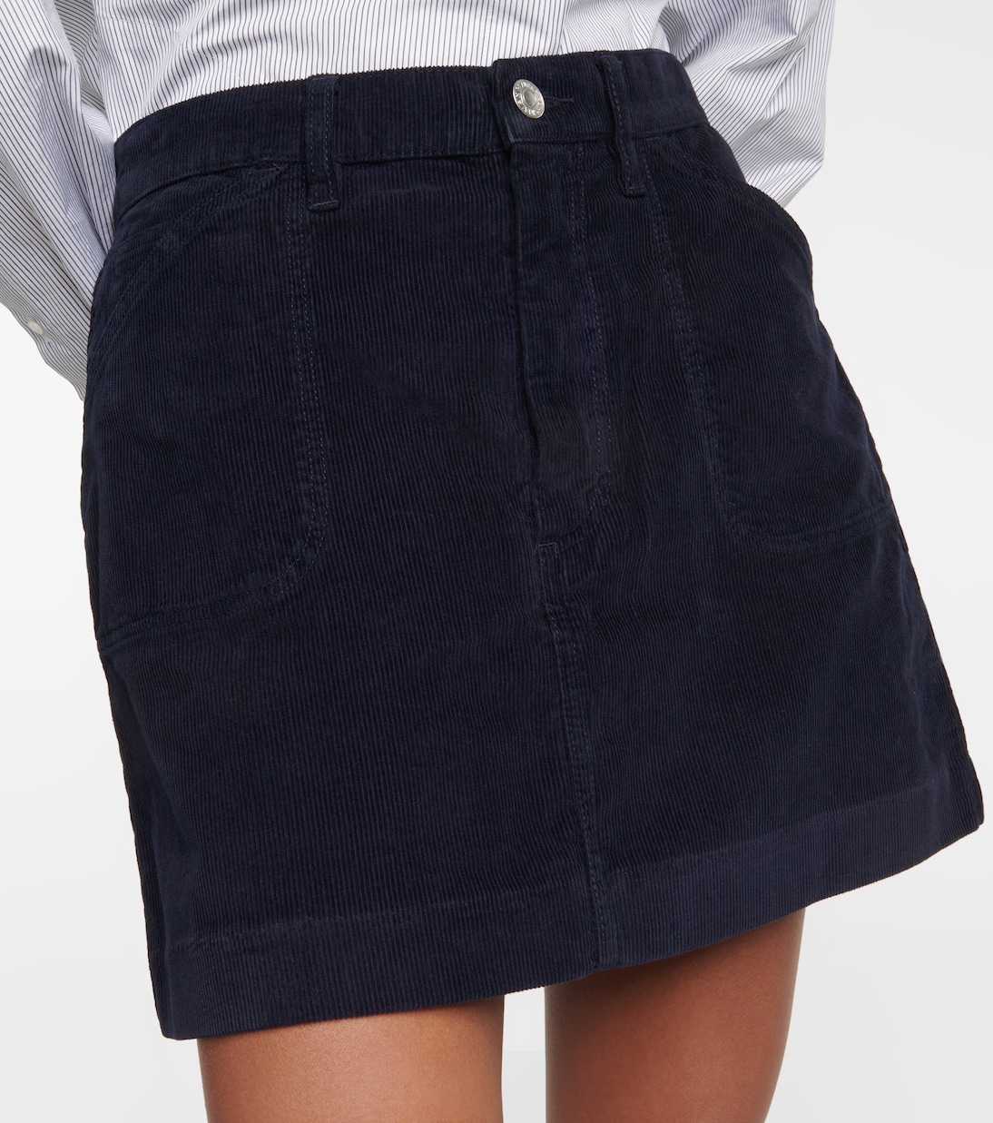 Minirock 70s aus Baumwoll-Cord | Re/Done