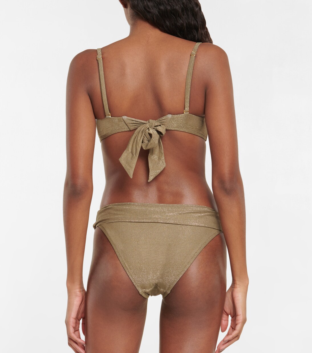Culotte de bikini Ecuador métallisé | Heidi Klein