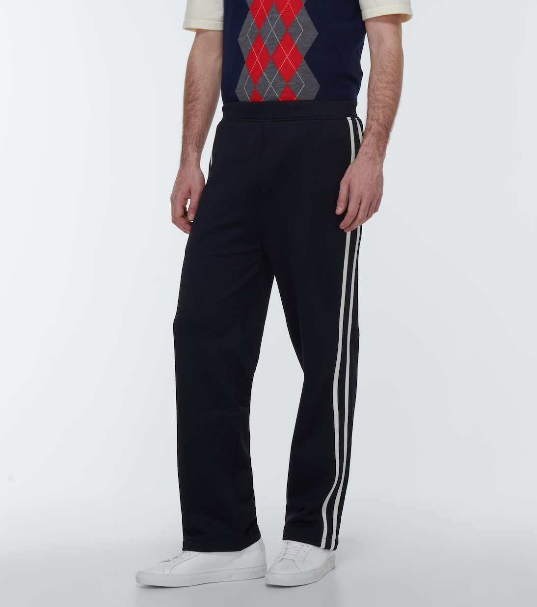 بنطلون رياضي بخطوط | Ami Paris