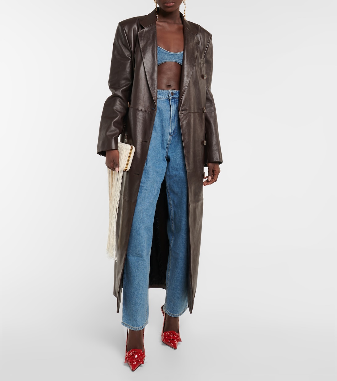 Bralette aus Denim | Magda Butrym