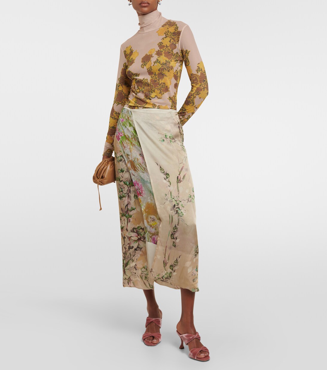 Sandalen Twist 95 aus Samt | Aquazzura