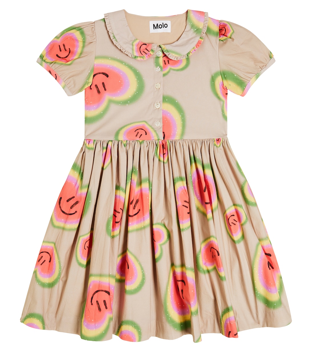 Cady printed poplin dress | Molo