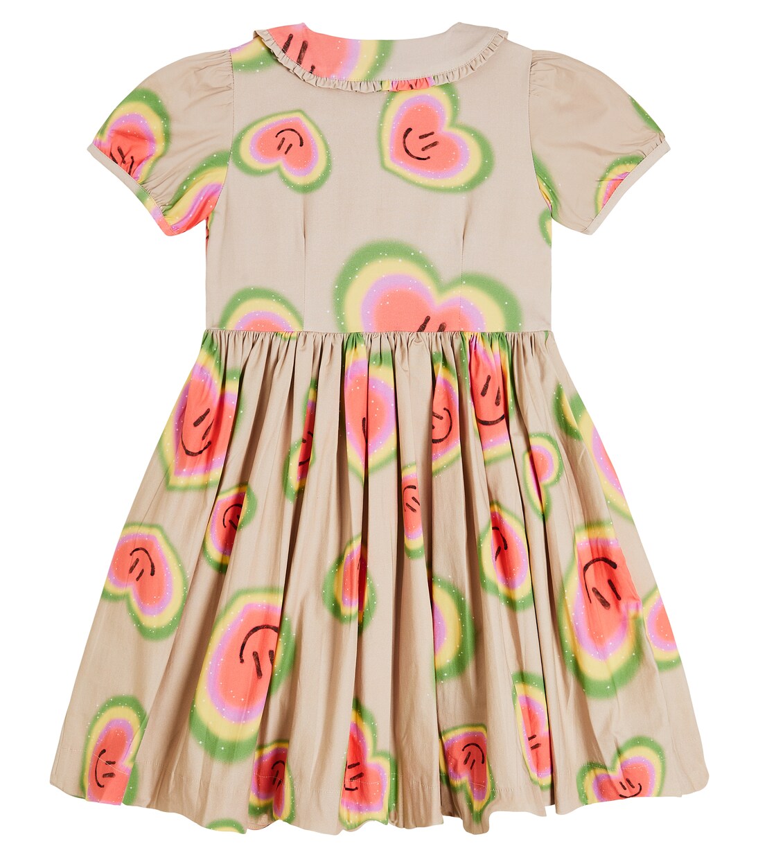 Cady printed poplin dress | Molo