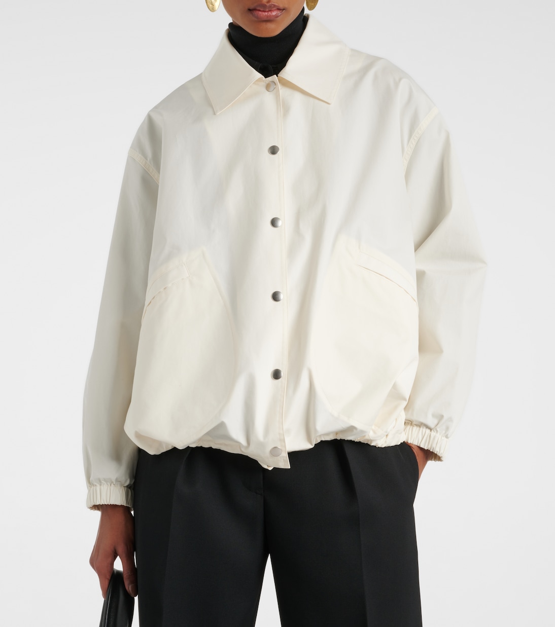 Hemdjacke aus Baumwolle | Jil Sander