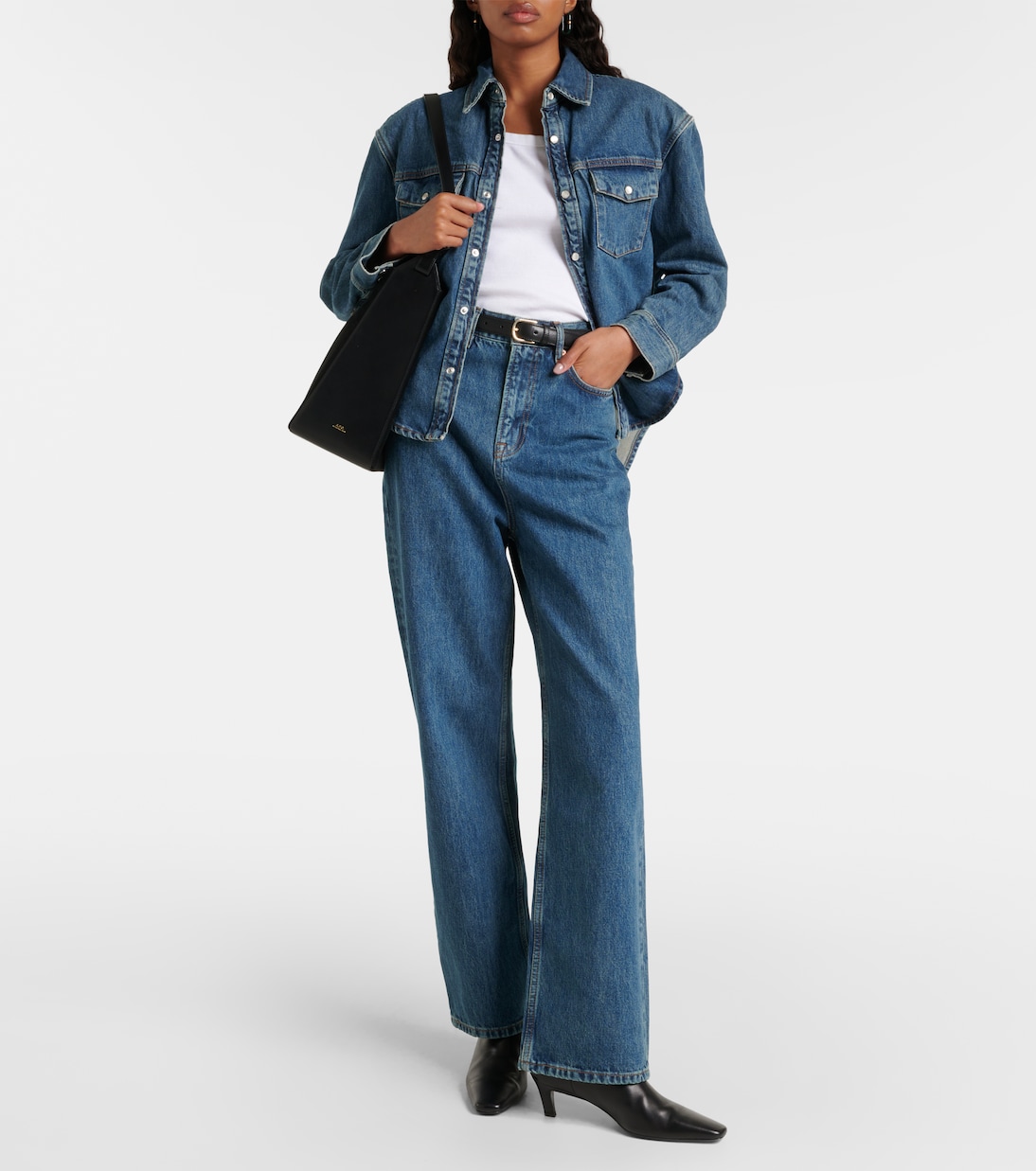 High-Rise Straight Jeans | Wardrobe.NYC