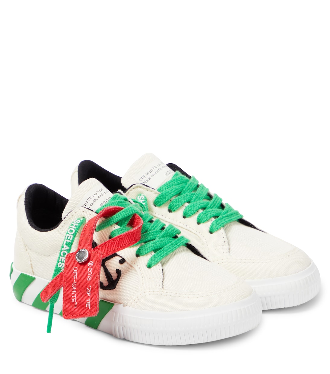 Sneakers Low Vulcanized aus Leder | Off-White Kids