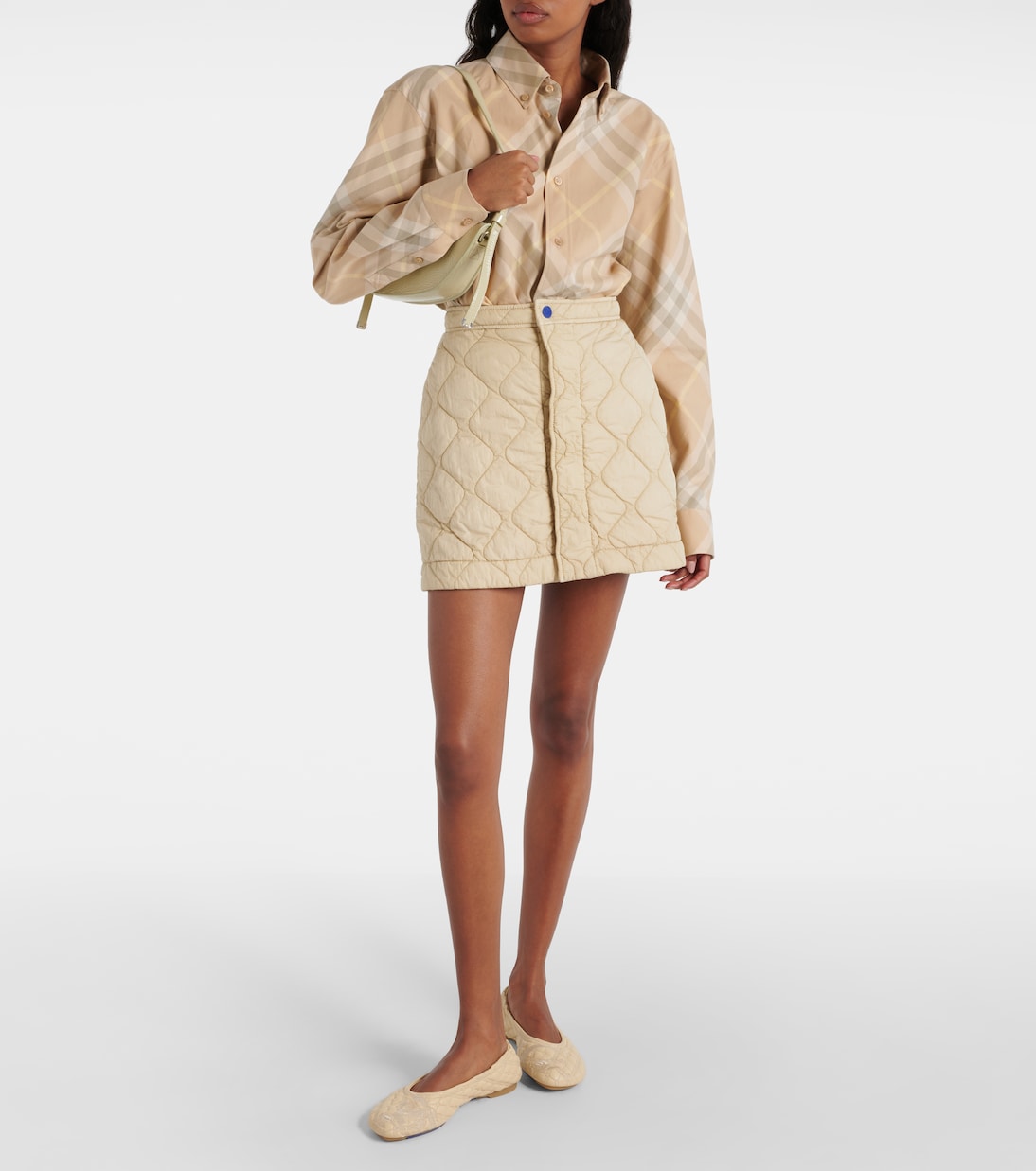 EKD quilted leather ballet flats | Burberry