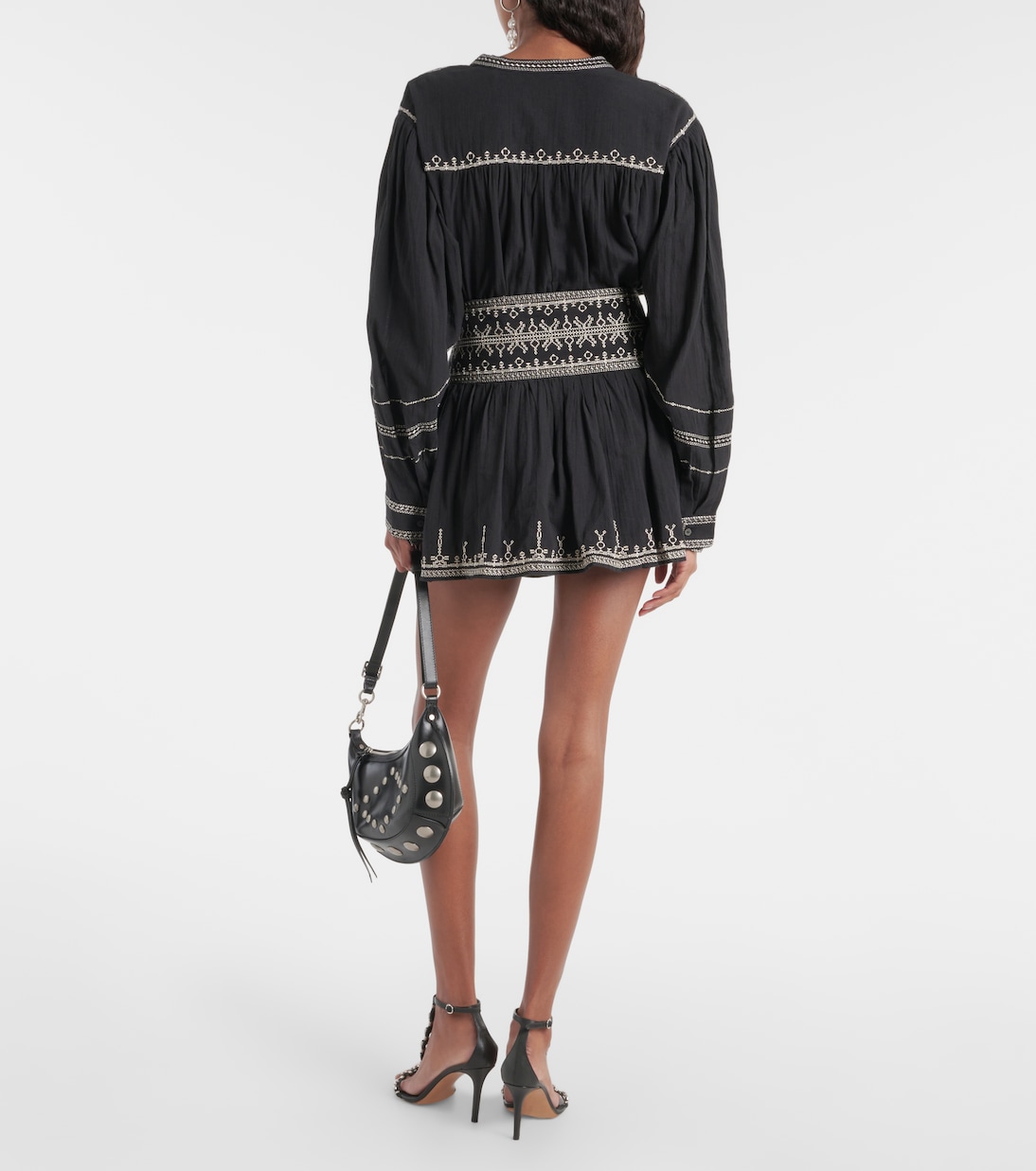 Minifalda Picadilia de algodón bordada | Marant Etoile