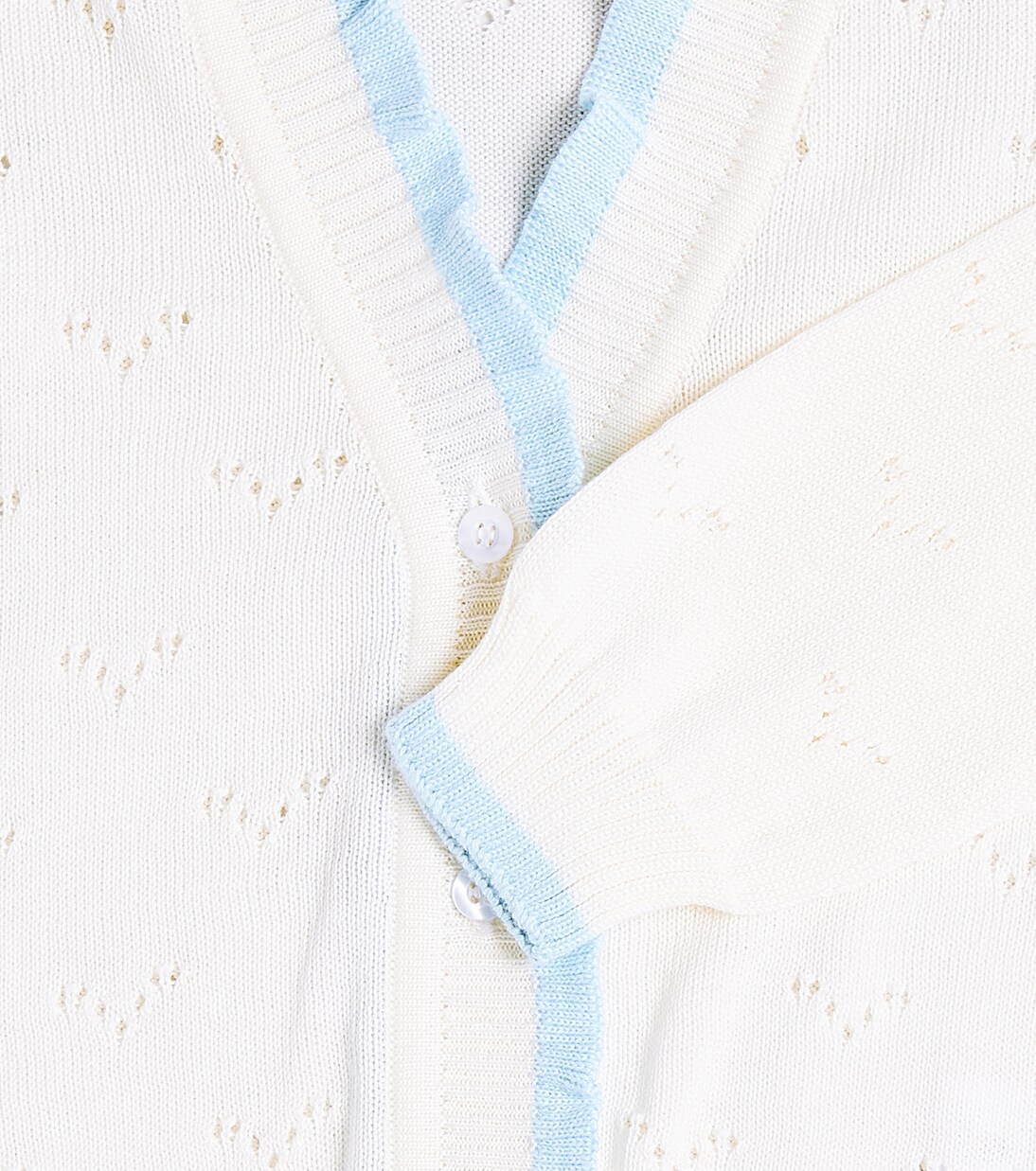 Embroidered cotton cardigan  | Paade Mode