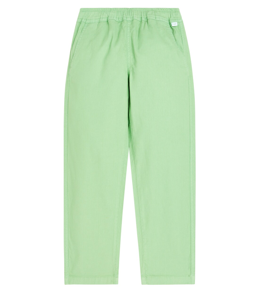 Cotton and linen-blend straight pants | Il Gufo