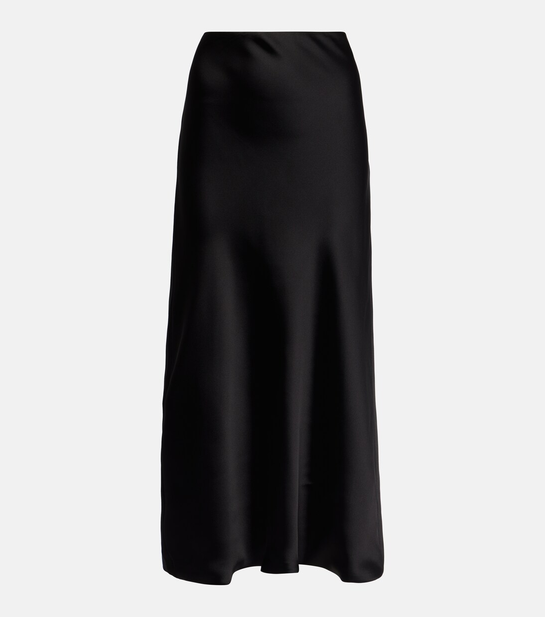 High-rise satin maxi skirt | Norma Kamali
