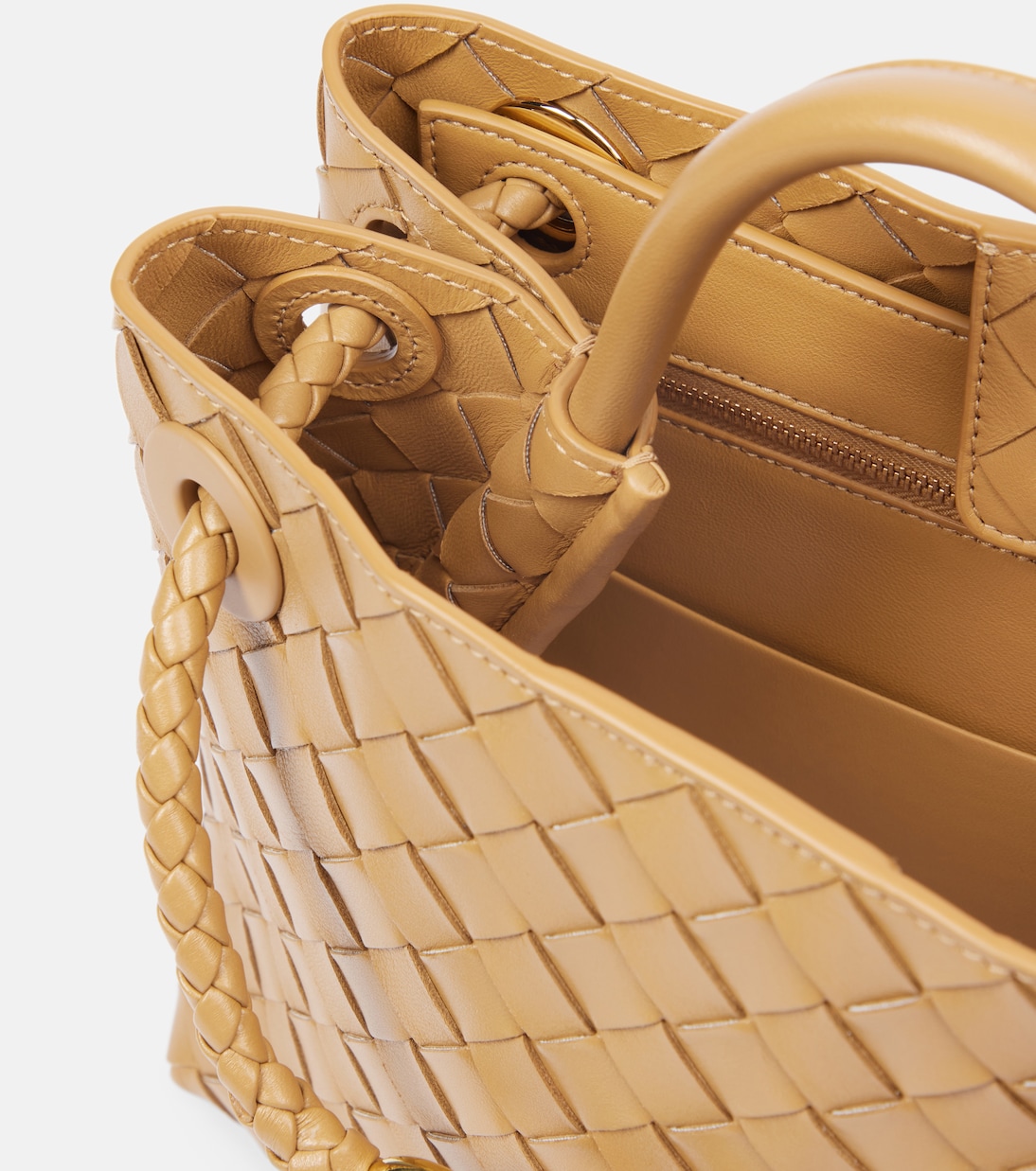 Sac Andiamo Small en cuir Intrecciato  | Bottega Veneta