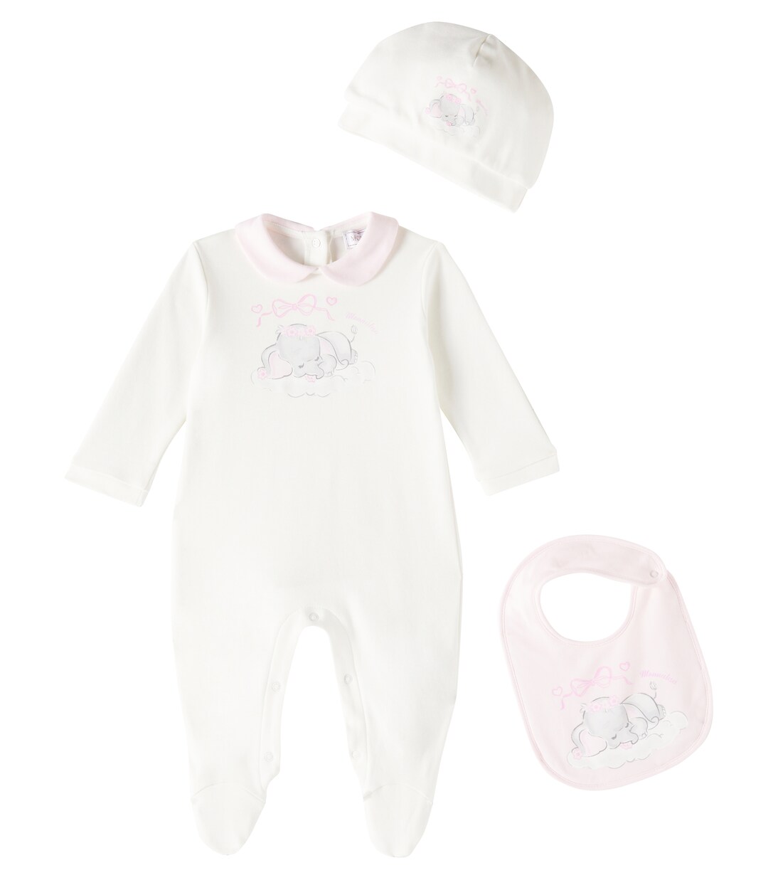 Baby printed cotton set  | Monnalisa