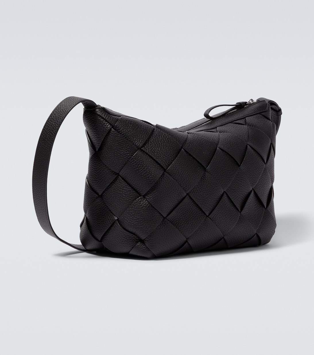 Diago Intreccio leather shoulder bag | Bottega Veneta