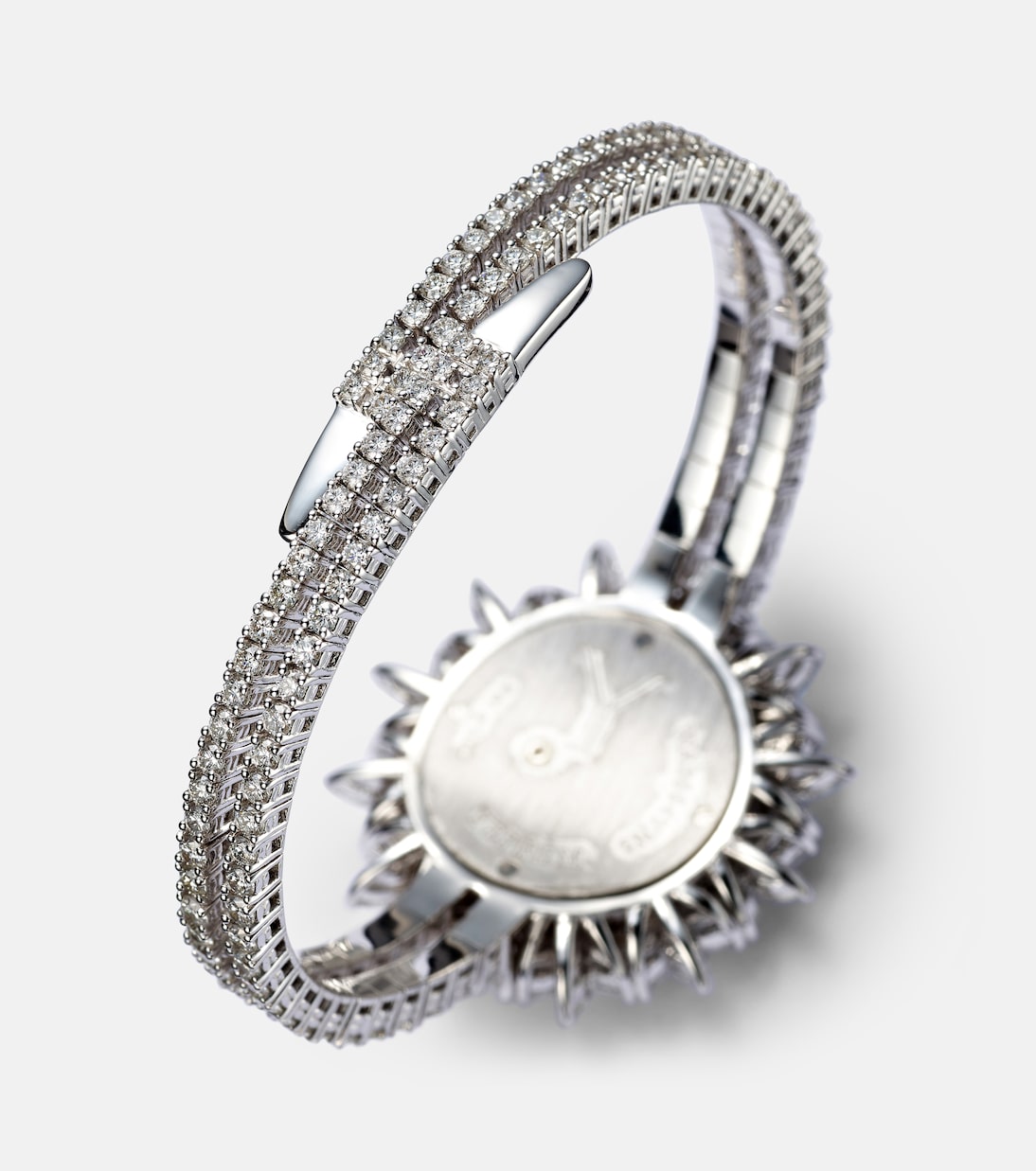 Orologio Y-Momento in oro bianco 18kt con diamanti | Yeprem