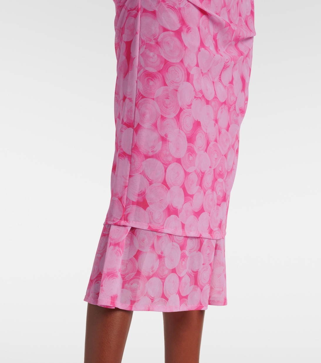 Bedruckter Midirock aus Jersey | Dries Van Noten