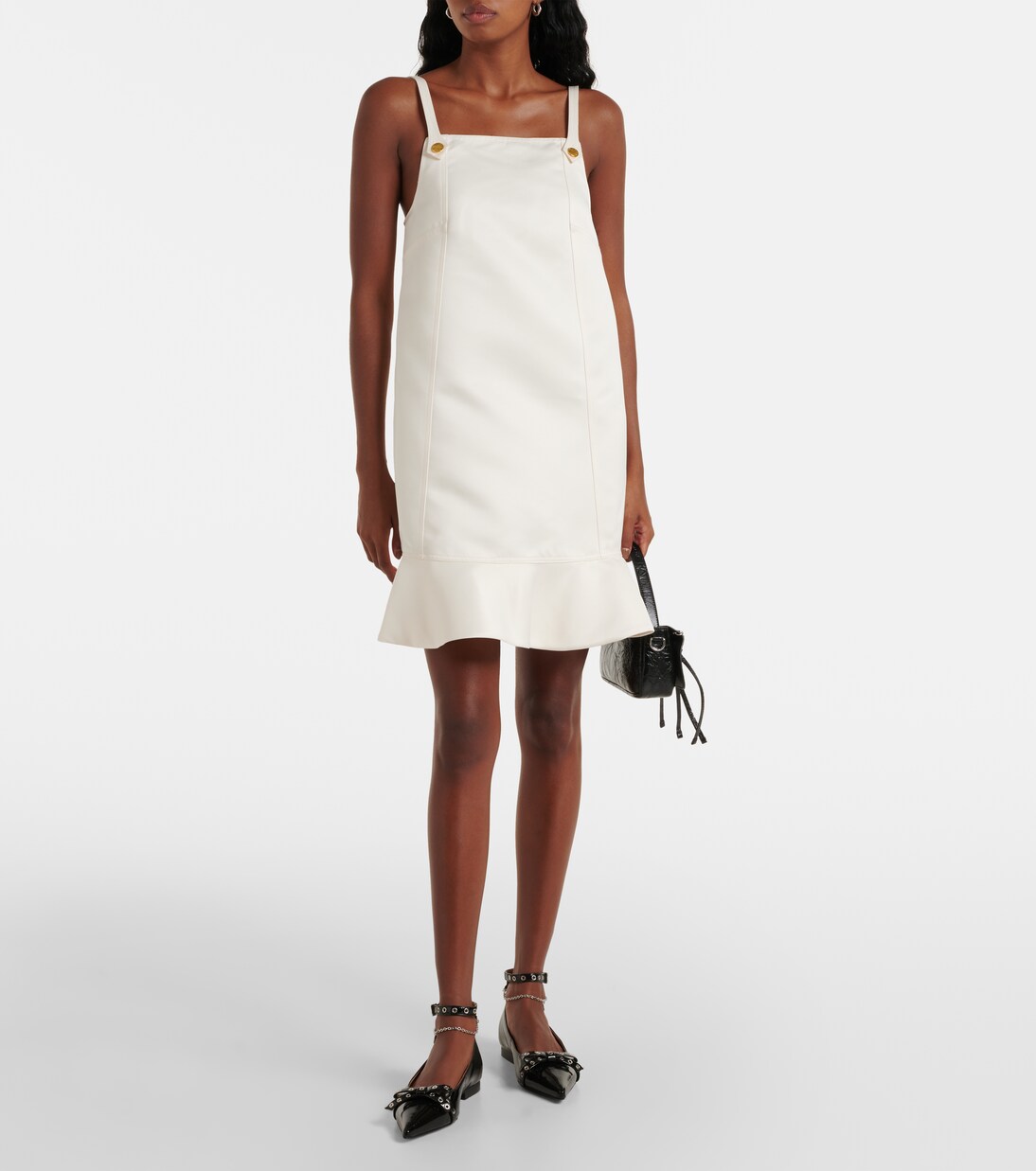 Robe en satin | Ganni