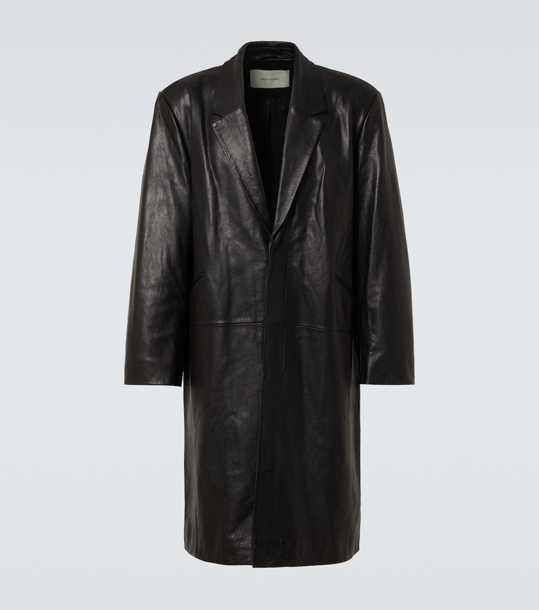 Oversized leather coat | Entire Studios