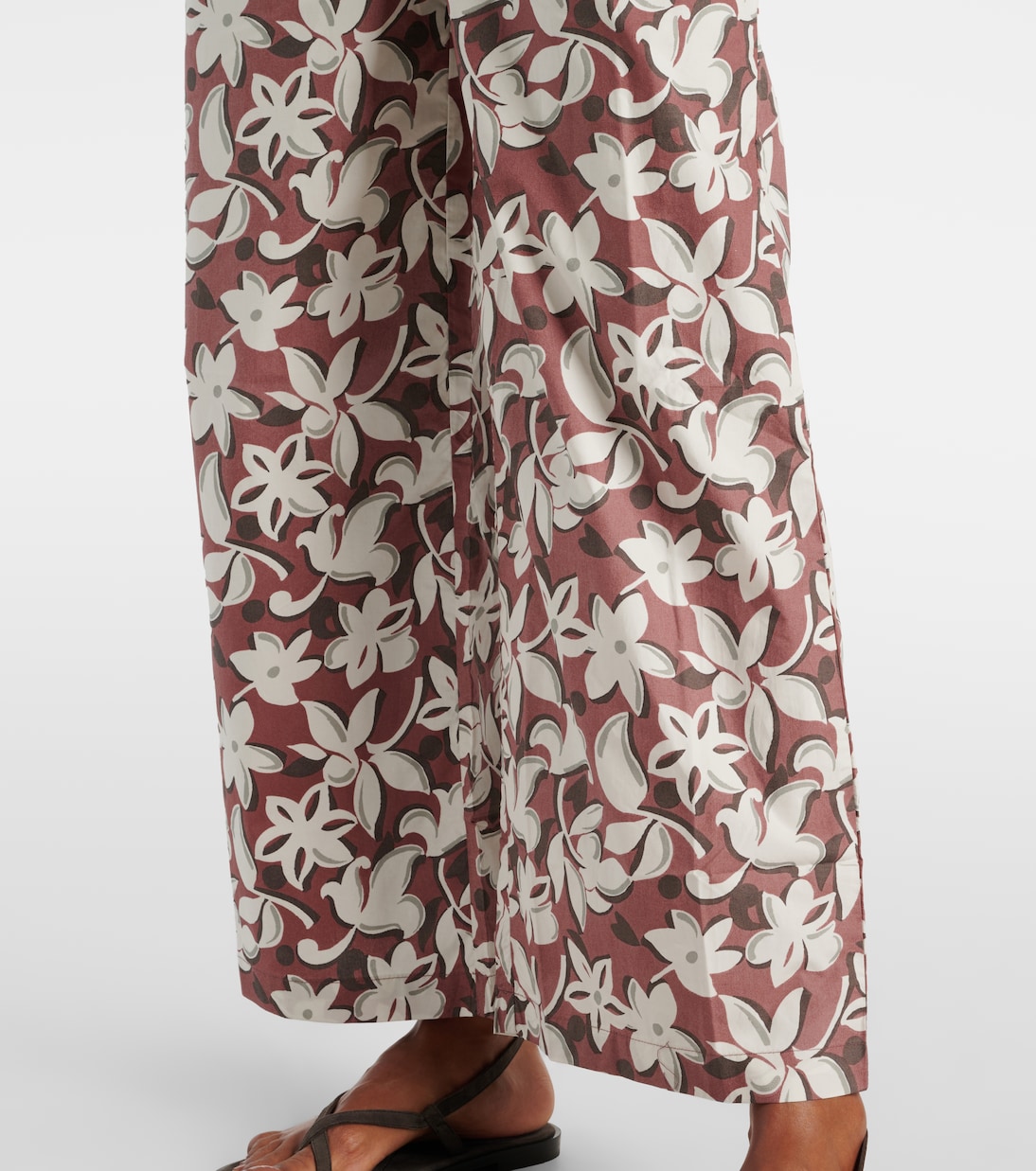 Pantalon ample Freja en coton à fleurs | Faithfull