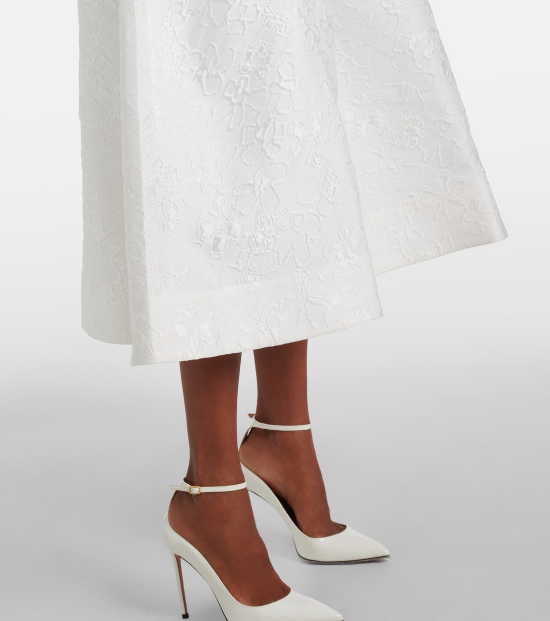 Bridal Bustier-Kleid Esther aus Brokat | Rebecca Vallance