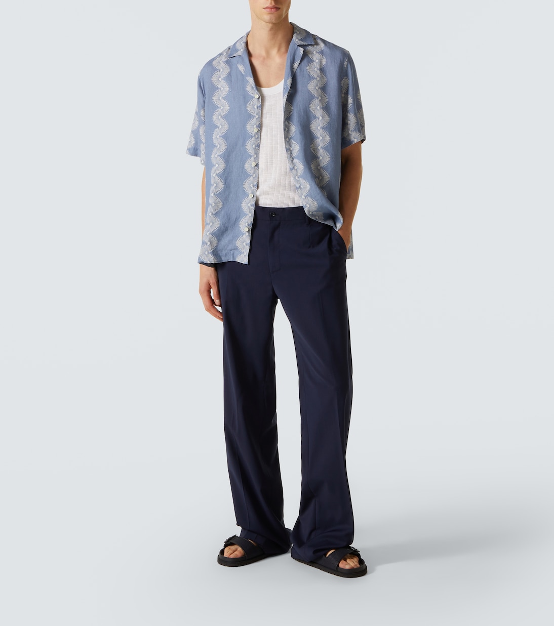 Chemise Roberto imprimée en lin | Frescobol Carioca