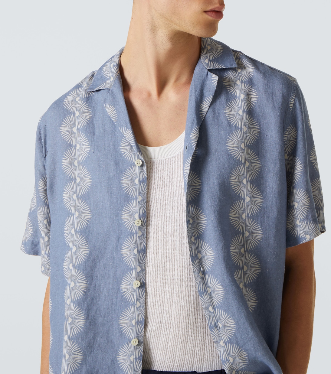 Chemise Roberto imprimée en lin | Frescobol Carioca