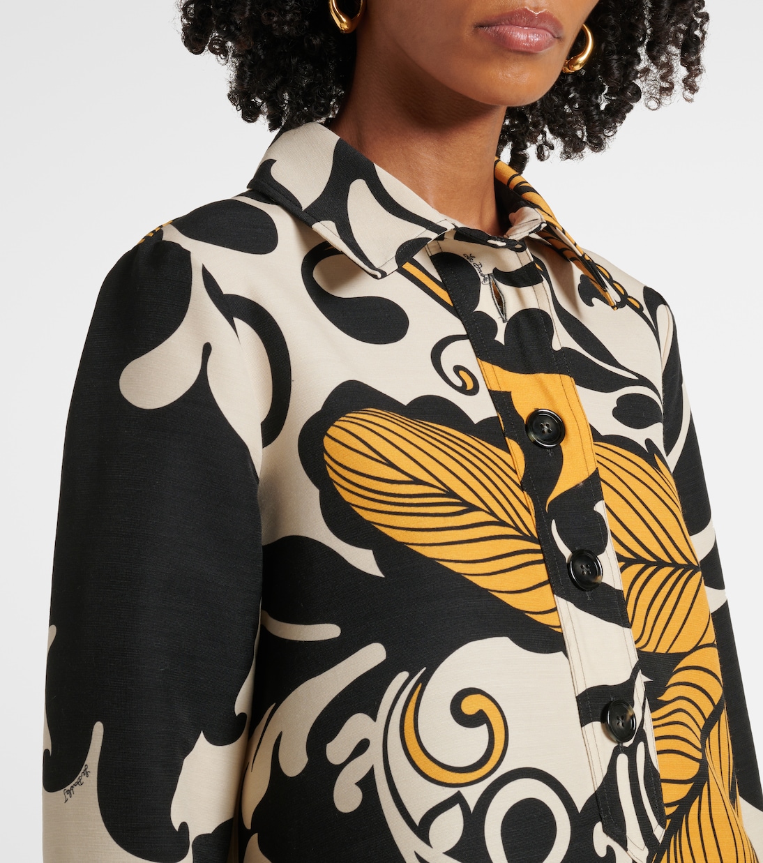 Bedrucktes Minikleid Artemis aus einem Wollgemisch | La DoubleJ