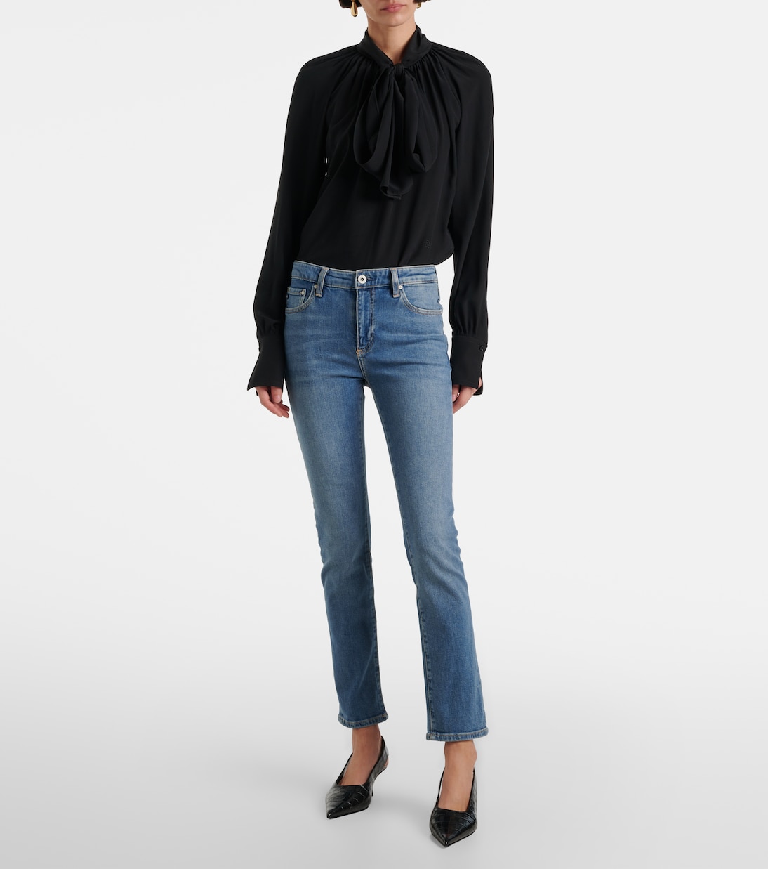 High-Rise Slim Jeans Mari | AG Jeans
