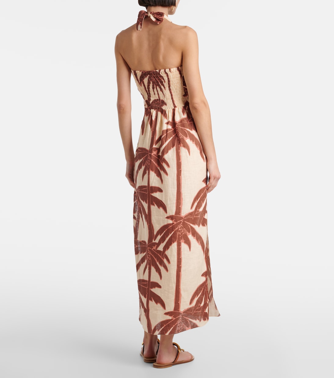 Maxikleid Water Adventure aus Leinen | Johanna Ortiz