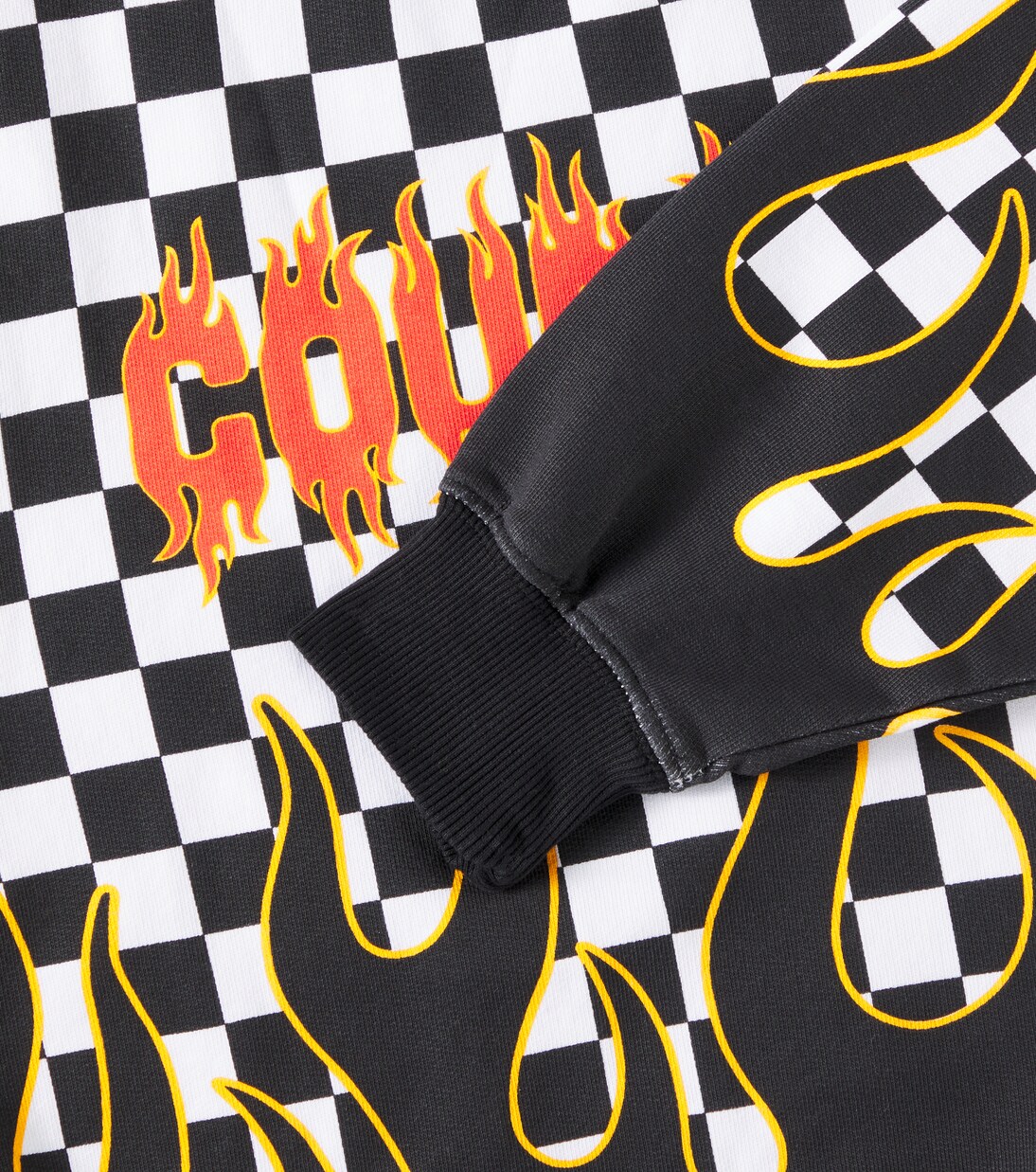 Monti checked cotton jersey sweatshirt | Molo