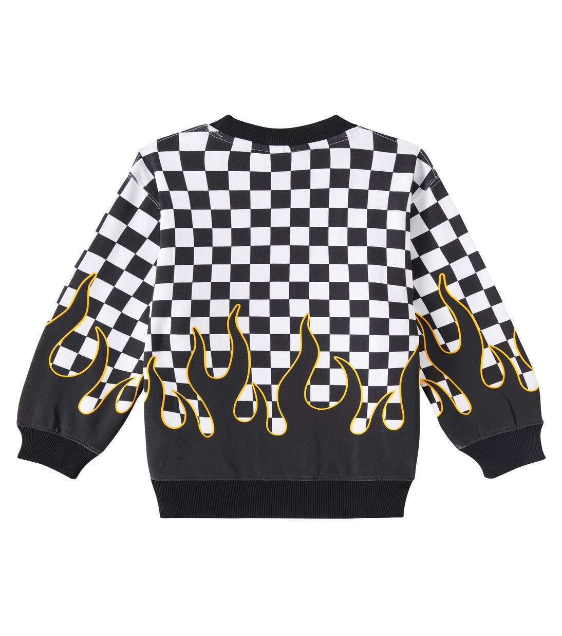 Monti checked cotton jersey sweatshirt | Molo