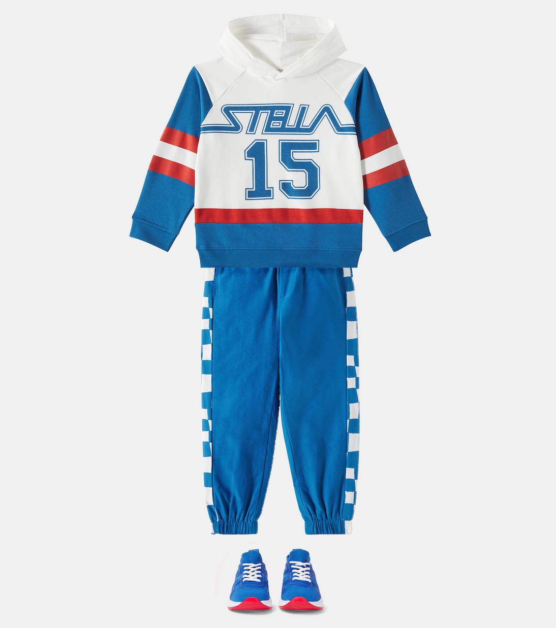 Cotton-blend jersey sweatpants | Stella McCartney Kids