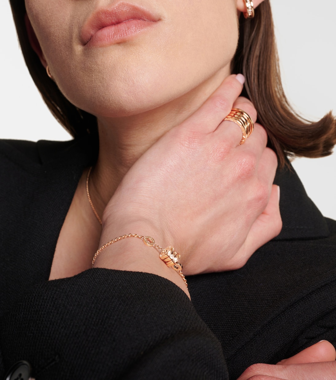 Bracelet B.zero1 en or rose 18 ct | Bvlgari