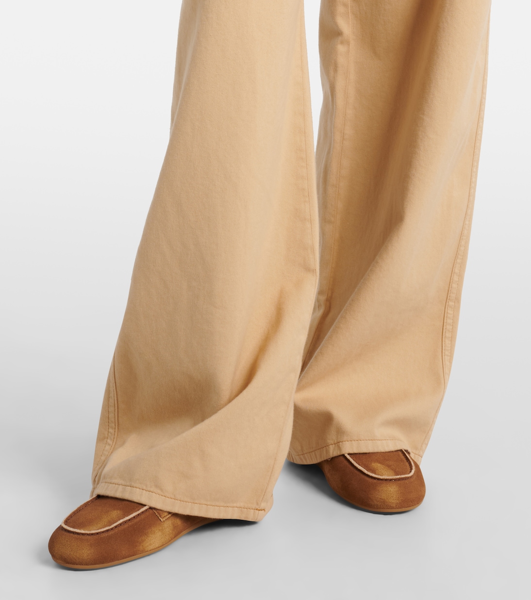 Jean ample à taille haute | Miu Miu