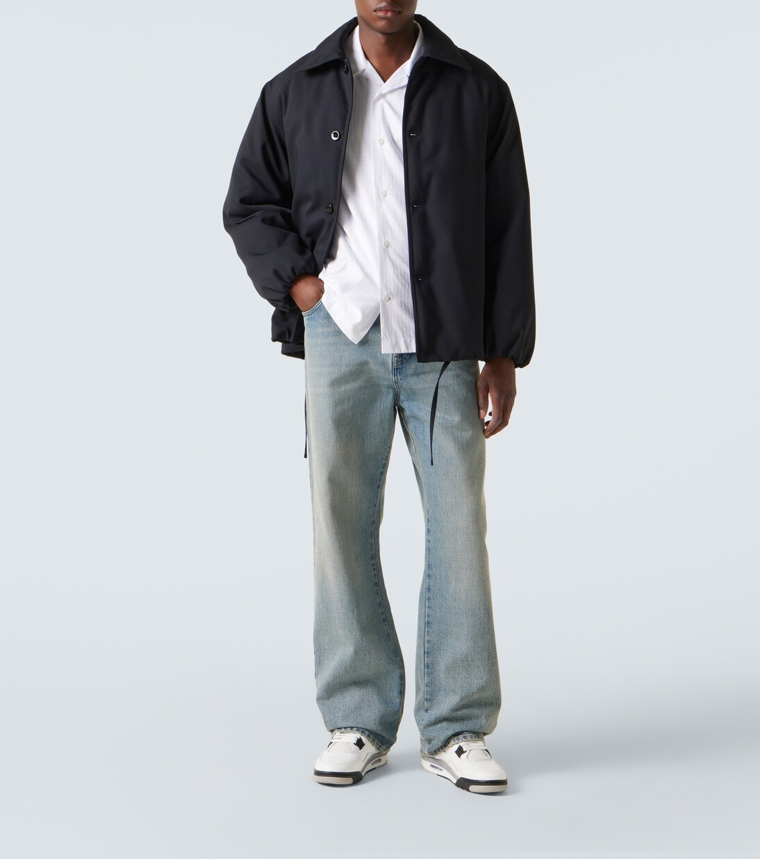 Jordan 4 Retro leather sneakers | Nike