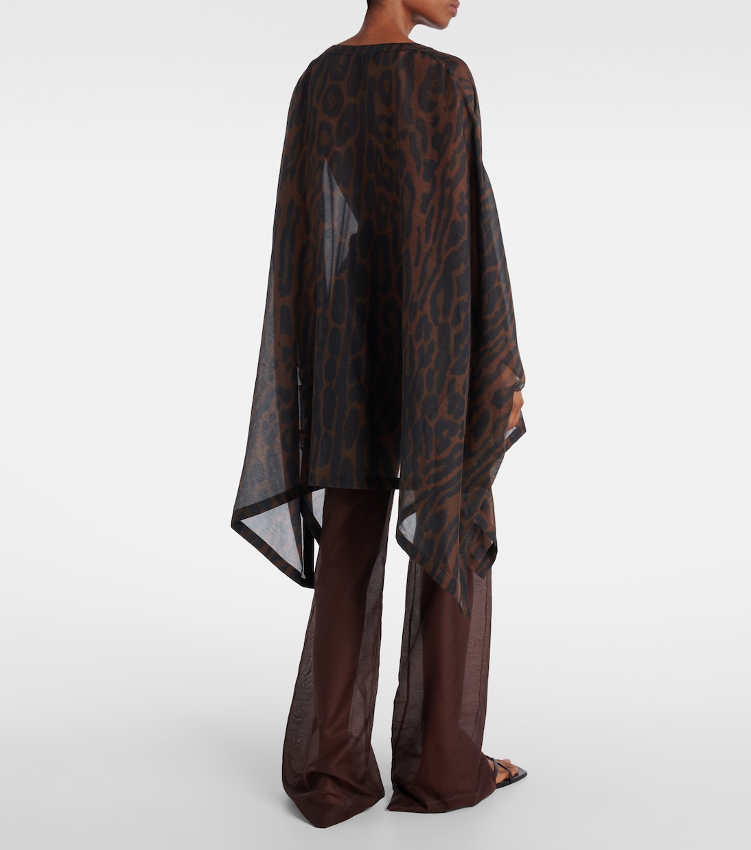 Leopard-print cotton and silk kaftan | Tom Ford