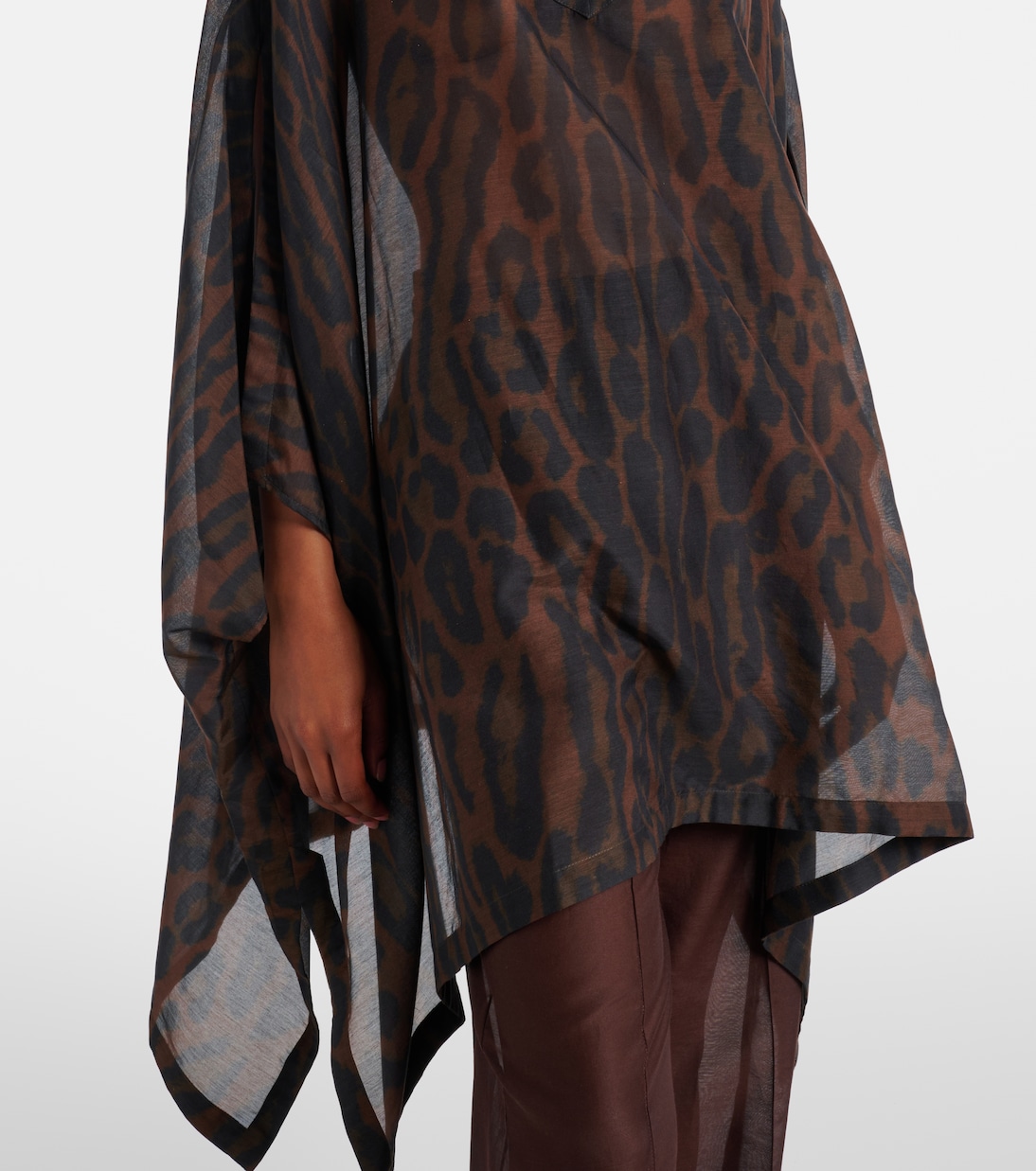 Leopard-print cotton and silk kaftan | Tom Ford