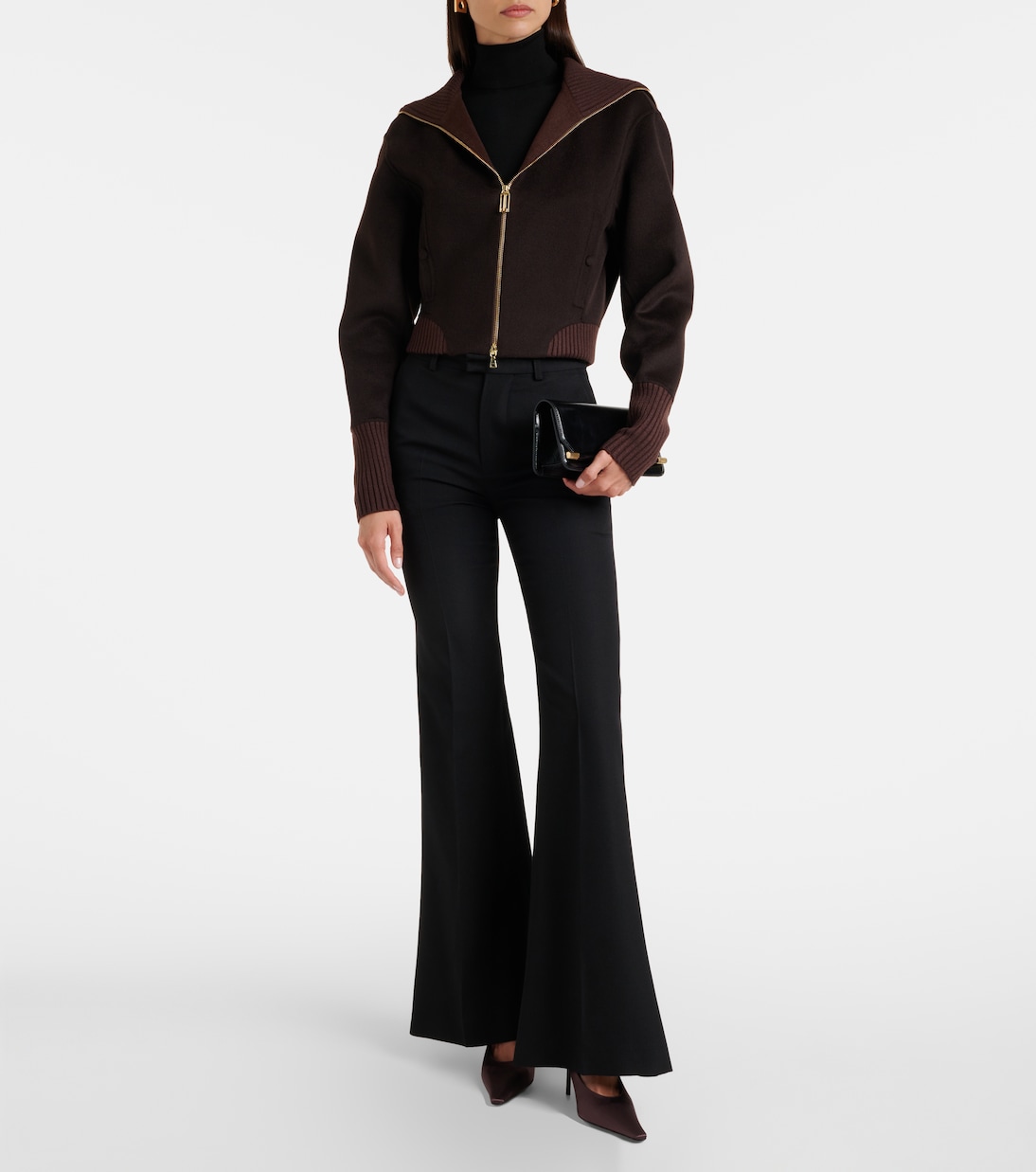 Bomber in lana e cashmere | Victoria Beckham